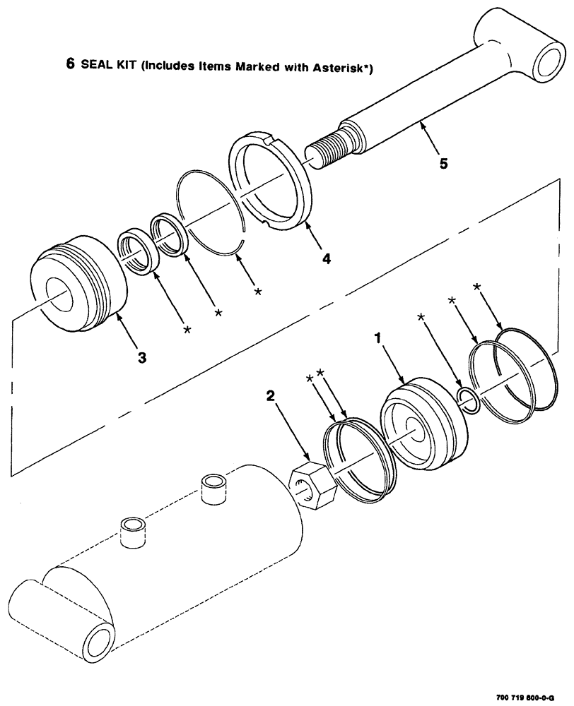 Схема запчастей Case IH 8880HP - (08-042) - HYDR. MASTER CYL. ASSY. - LEFT (3 INCH BORE X 5 INCH STROKE) (S.N. CFH0155350 AND LATER) (35) - HYDRAULIC SYSTEMS