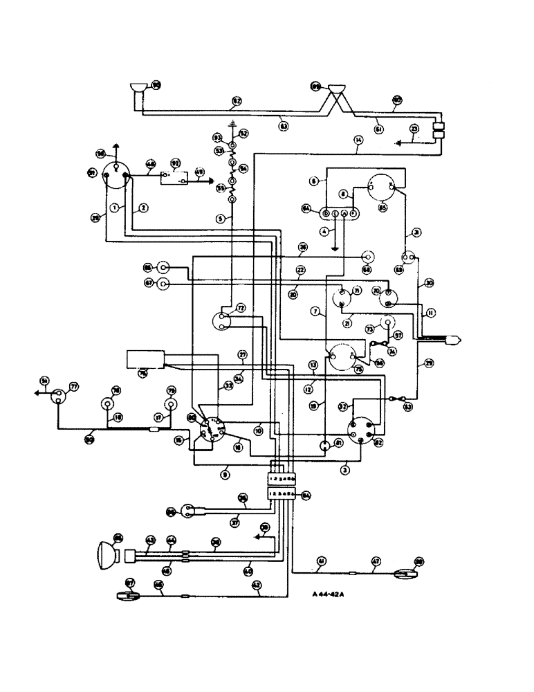 Схема запчастей Case IH 354 - (3-07) - ELECTRICAL, ELECTRICAL SYSTEM, DIESEL, U.S.A. AND CANADIAN MARKET (06) - ELECTRICAL SYSTEMS