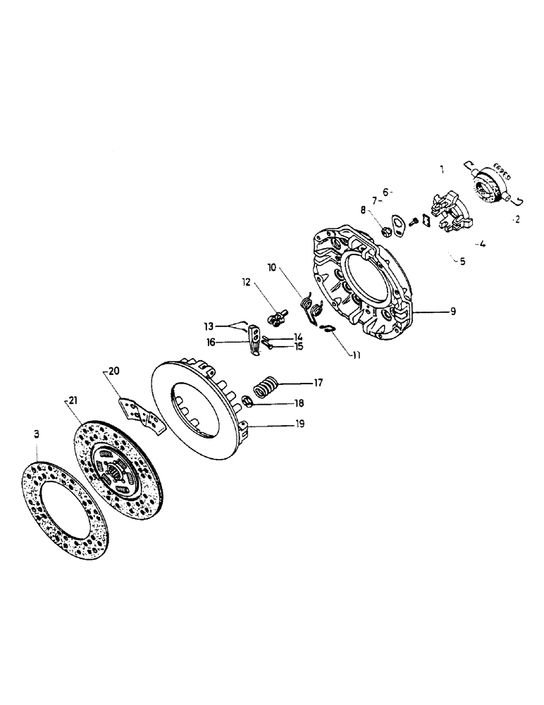 Схема запчастей Case IH 724 - (115) - SINGLE CLUTCH (06) - POWER TRAIN