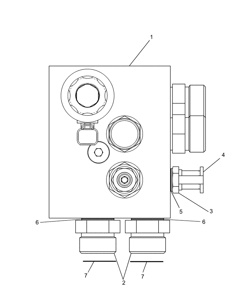 Схема запчастей Case IH AFX8010 - (K.62.B.05[3]) - VALVE, CLEANING FAN K - Crop Processing