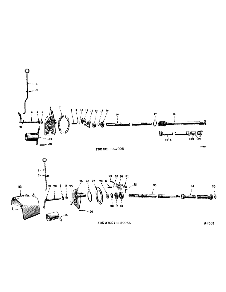 Схема запчастей Case IH FARMALL MV - (313) - ATTACHMENTS, POWER TAKE OFF, SPECIAL Attachments