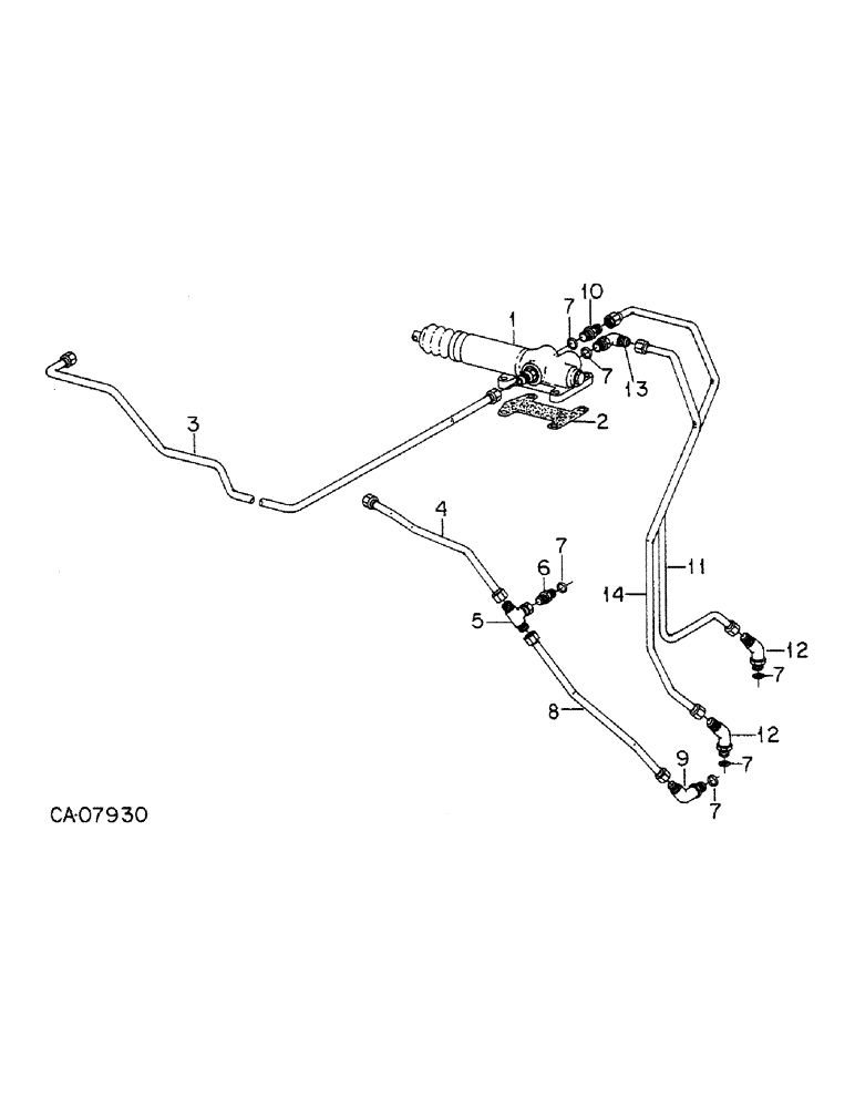 Схема запчастей Case IH 5288 - (10-18) - HYDRAULICS, IPTO VALVE AND CONNECTIONS (07) - HYDRAULICS