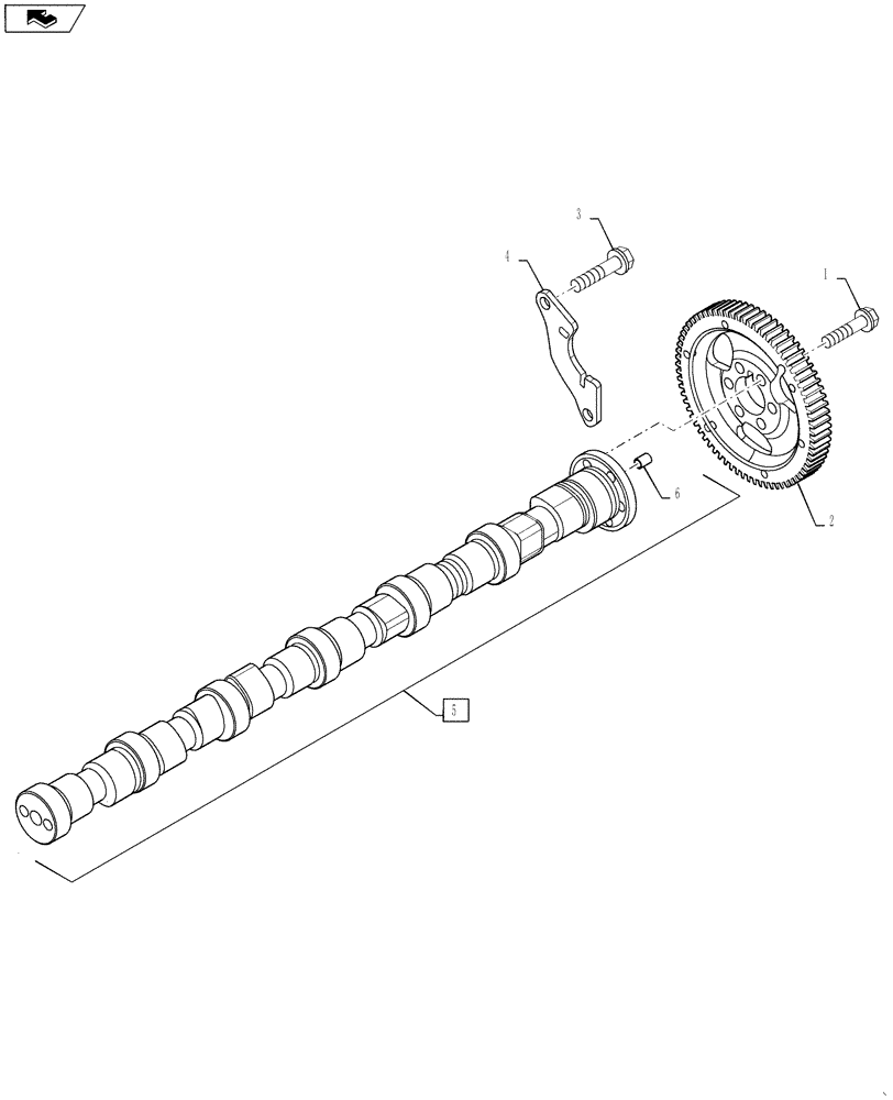 Схема запчастей Case IH 3230 - (10.106.02) - CAMSHAFT (10) - ENGINE