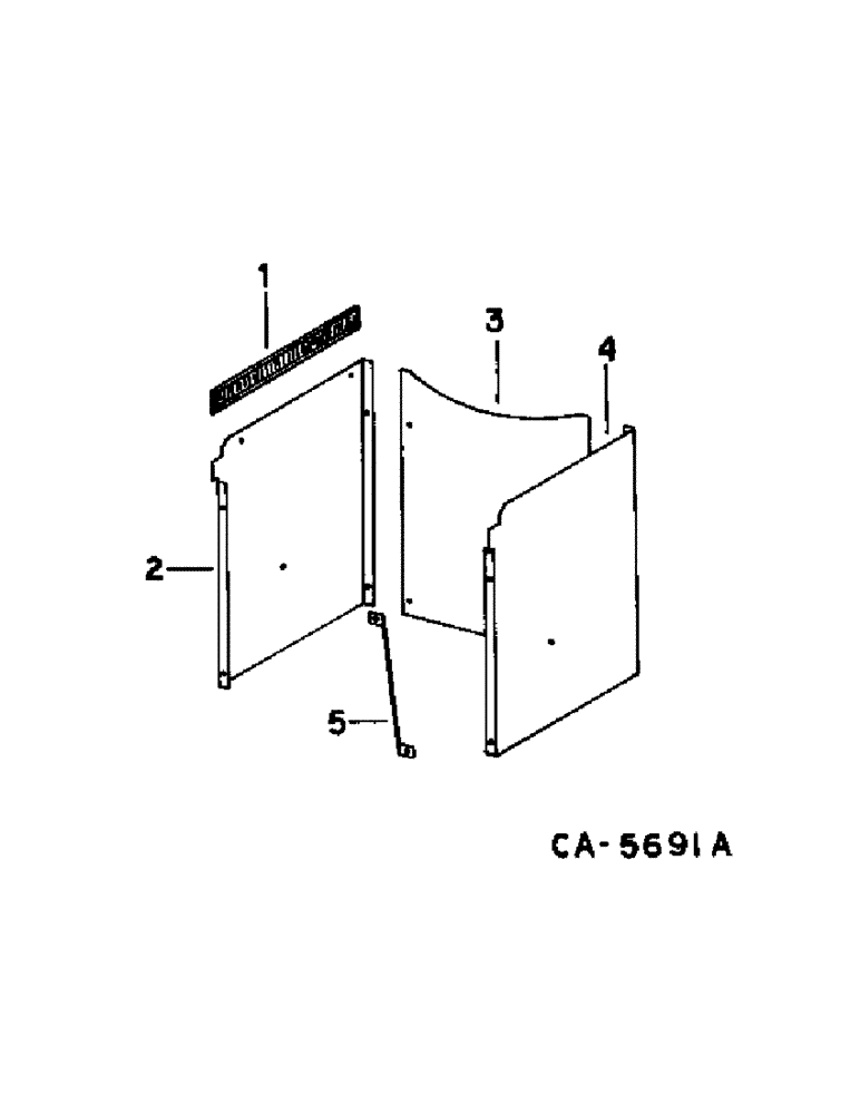 Схема запчастей Case IH 1470 - (06-02) - COOLING, ROTARY AIR SCREEN DISCHARGE CHUTE Cooling