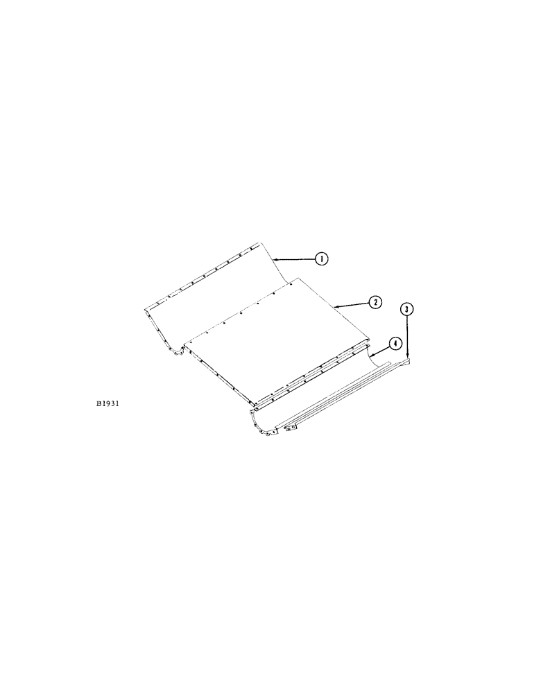 Схема запчастей Case IH 1660 - (128[A]) - GRAIN FLOOR, PERFORATED TROUGH AND FLOOR ATTACHMENT (74) - CLEANING