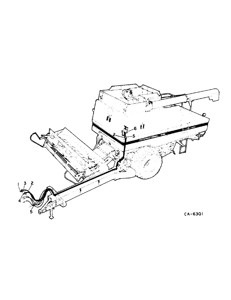 Схема запчастей Case IH 1482 - (08-02) - ELECTRICAL, ELECTRICAL DIAGRAM, POWER AND SIGNAL HARNESS (06) - ELECTRICAL