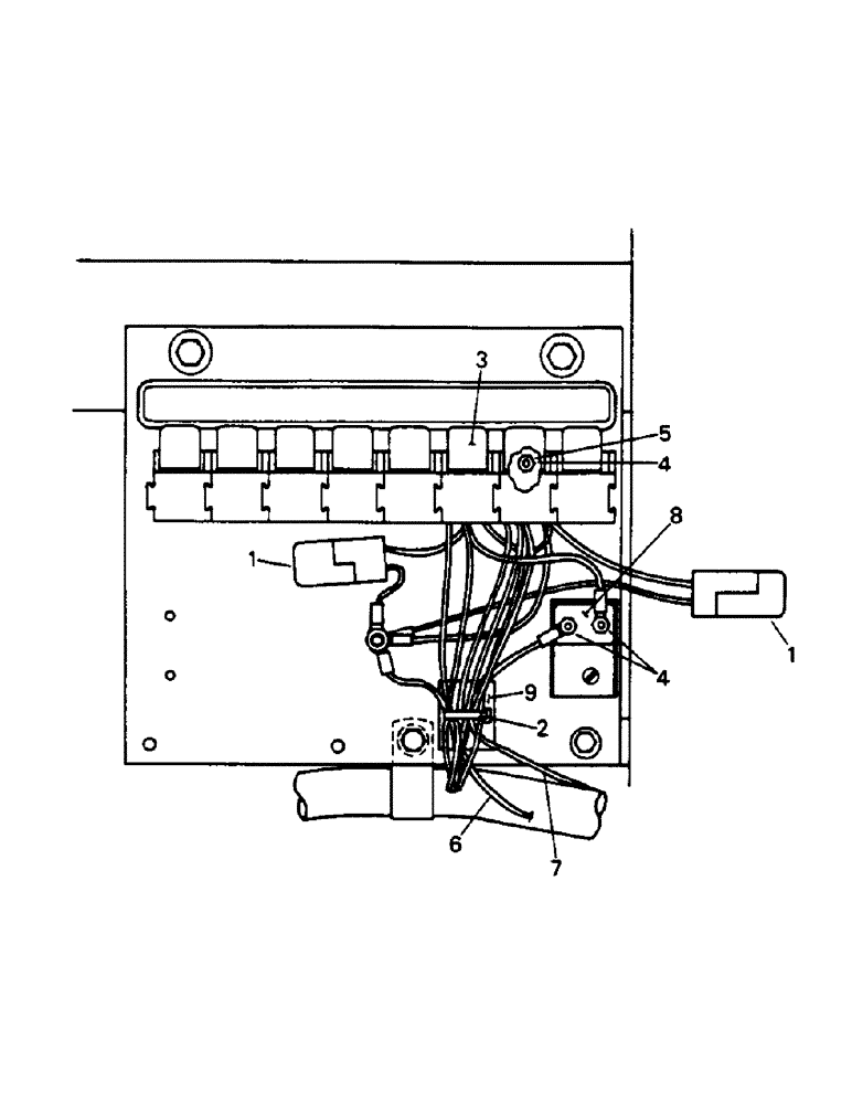 Схема запчастей Case IH 9130 - (02-17) - INSTRUMENTATION GROUP, TRANSMISSION (06) - ELECTRICAL