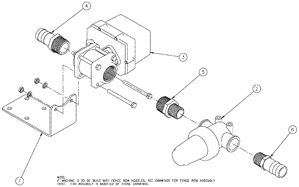 Схема запчастей Case IH SPX3310 - (09-027) - VALVE PLUMBING GROUP, 5 & 6 SECTION OUTER Liquid Plumbing