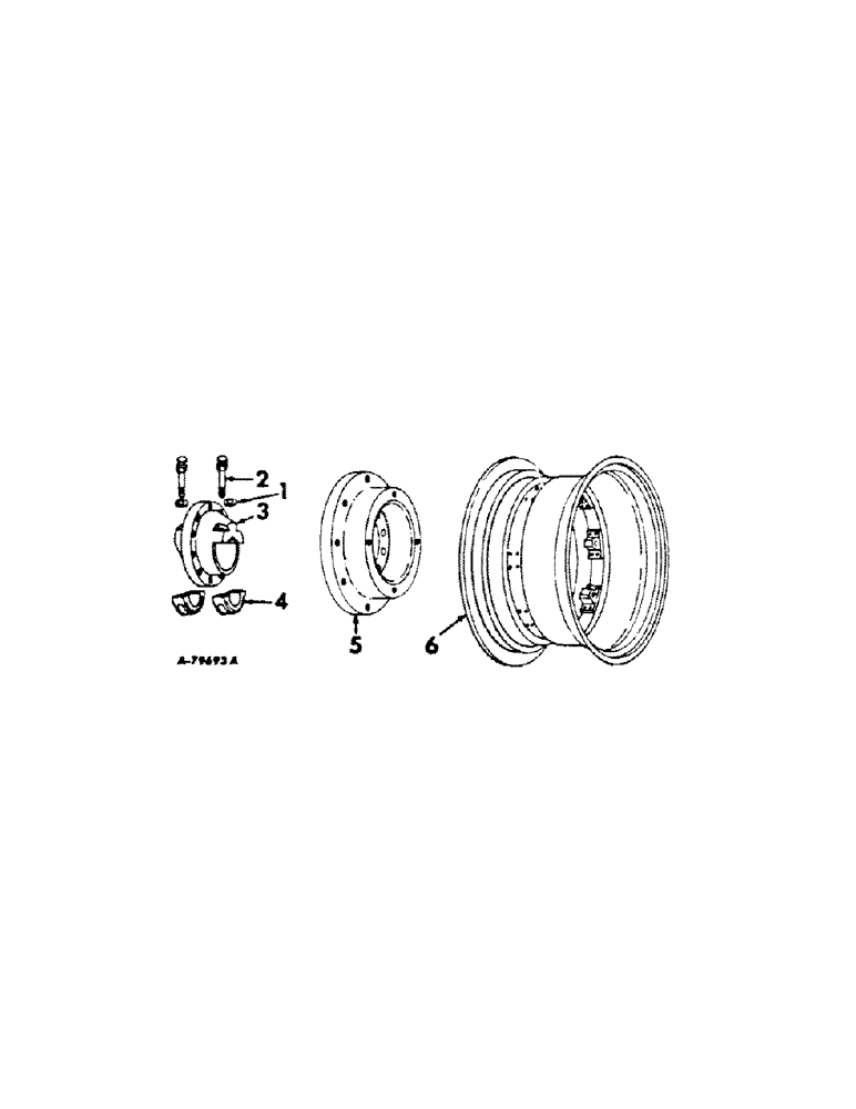 Схема запчастей Case IH 2756 - (L-08[A]) - WHEELS AND WHEEL WEIGHTS, REAR WHEELS, INTERNATIONAL TRACTORS WITH 26 INCH WHEELS Wheels & Wheel Weights