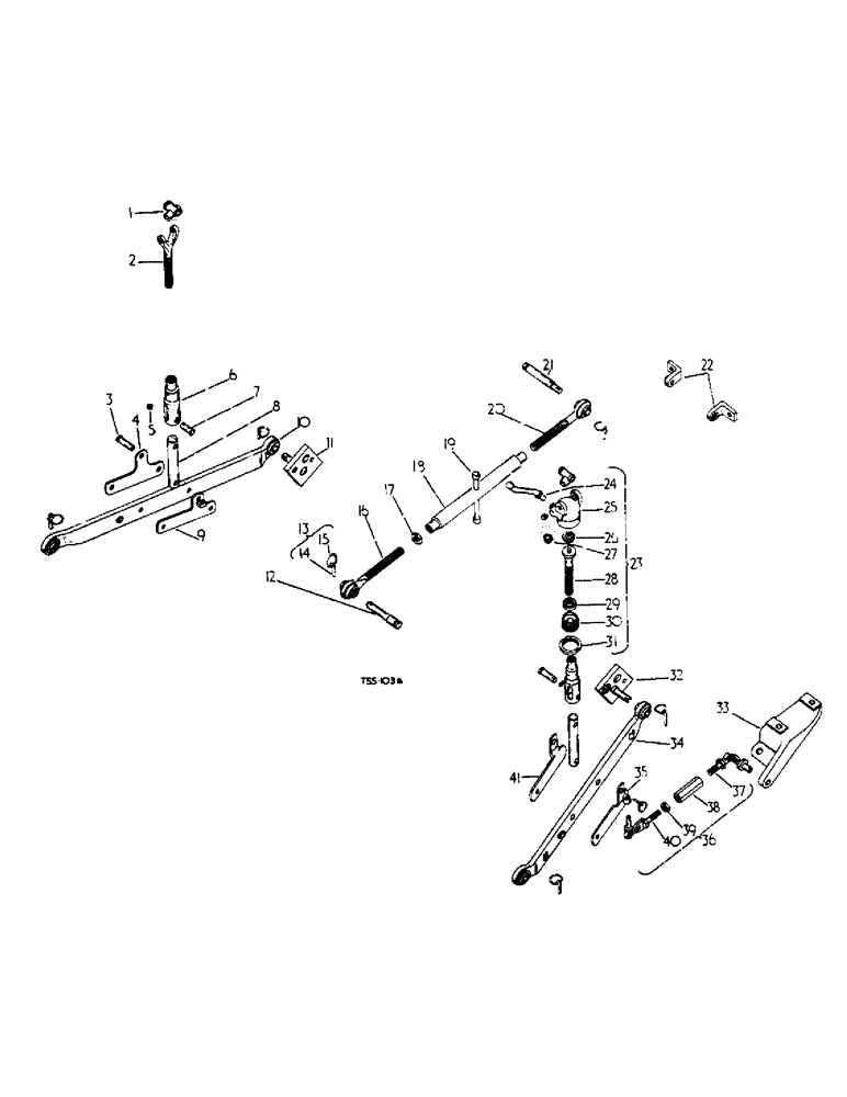 Схема запчастей Case IH 276 - (7-08) - THREE POINT LINKAGE ATTACHMENT (88) - ACCESSORIES