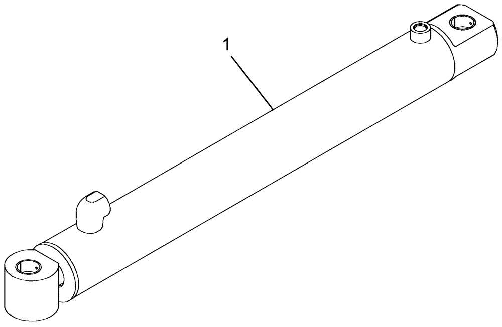 Схема запчастей Case IH LX232 - (08-16) - CYLINDER ASSEMBLY - LIFT - WITH MECHANICAL SELF-LEVEL - ASN CAE0021635 (08) - HYDRAULICS