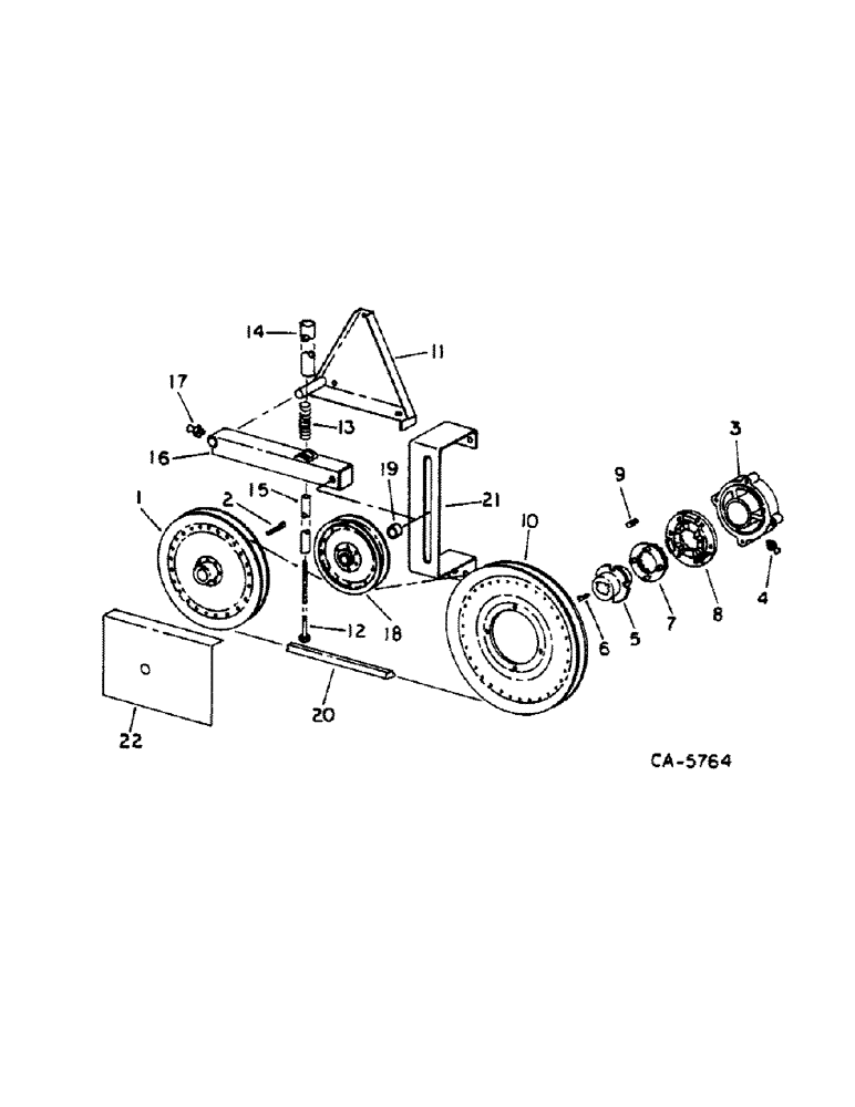 Схема запчастей Case IH 914 - (33-15) - FEEDER AND HEADER, HEADER JACKSHAFT DRIVE (13) - FEEDER