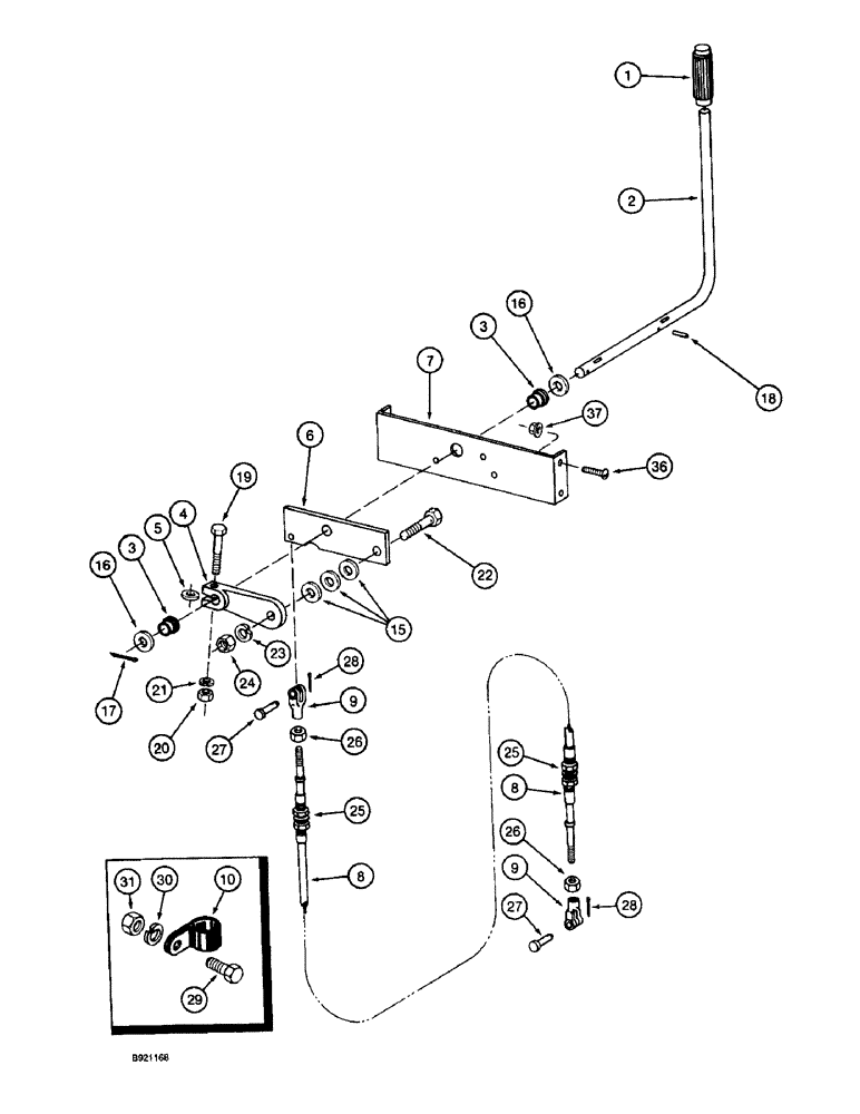 Схема запчастей Case IH 2055 - (8-74) - DRUM SPREAD CYLINDER ASSEMBLY (07) - HYDRAULICS