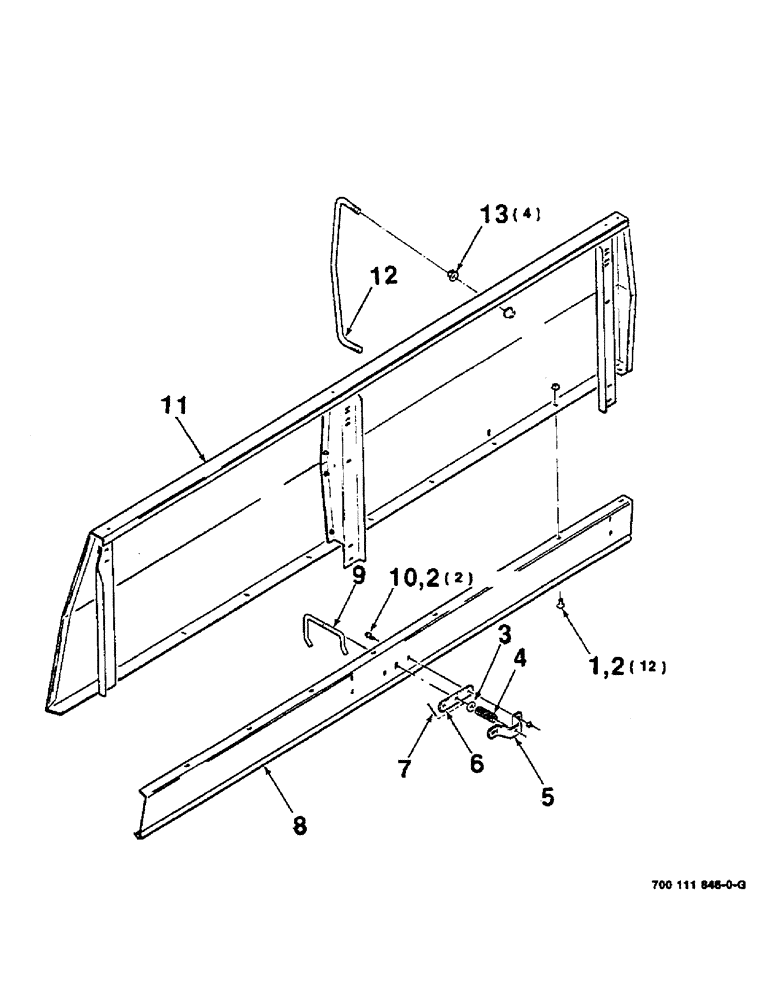 Схема запчастей Case IH 8825 - (07-52) - SIDE PANEL ASSEMBLY, RIGHT (09) - CHASSIS