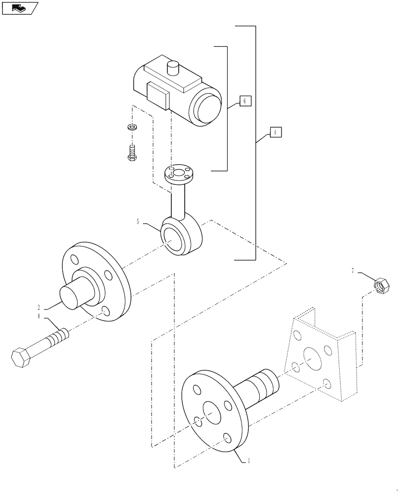 Схема запчастей Case IH 610 - (78.110.15.AA) - BOOM PLUMBING CONTROL VALVE (78) - SPRAYING