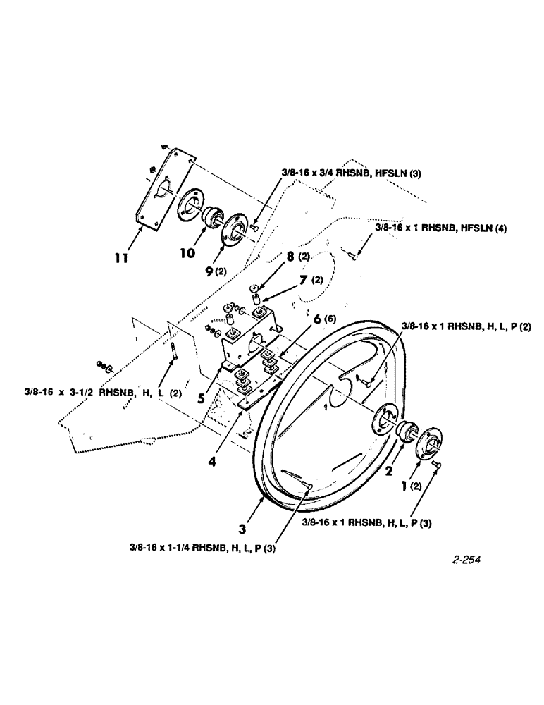 Схема запчастей Case IH 8830 - (41) - REEL CAM AND LEFT MOUNTING ASSEMBLY (58) - ATTACHMENTS/HEADERS