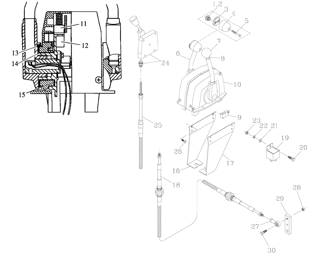 Схема запчастей Case IH A7000 - (A11.09[01]) - Pedestal Controls {7700} (10) - CAB & AIR CONDITIONING