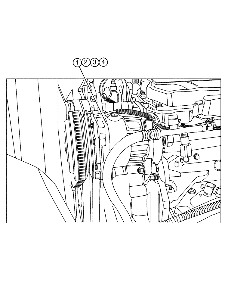 Схема запчастей Case IH FLX4375 - (01-009) - COMPRESSOR GROUP, A/C (FLX4375) (10) - CAB