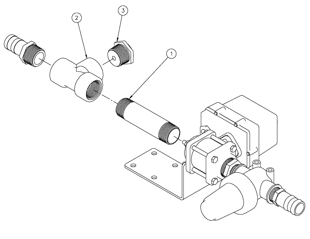 Схема запчастей Case IH SPX4260 - (11-003) - TEE VALVE GROUP, LEFT BOOM Options