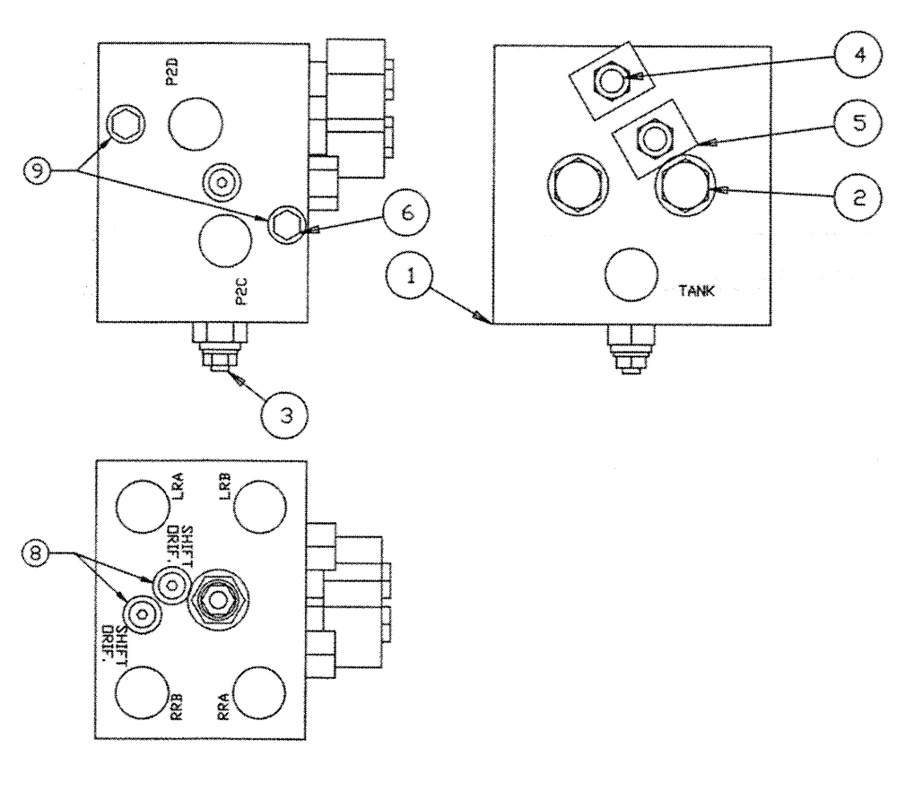 Схема запчастей Case IH PATRIOT II - (03-003) - MANIFOLD - VALVE-SEALS & REPAIR PARTS (01) - ENGINE