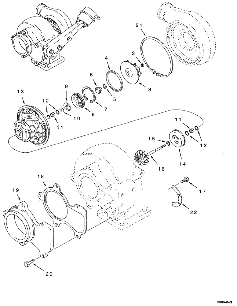 Схема запчастей Case IH 8880 - (10-014) - TURBOCHARGER - 6T-590 EMISSIONS CERTIFIED ENGINE (10) - ENGINE