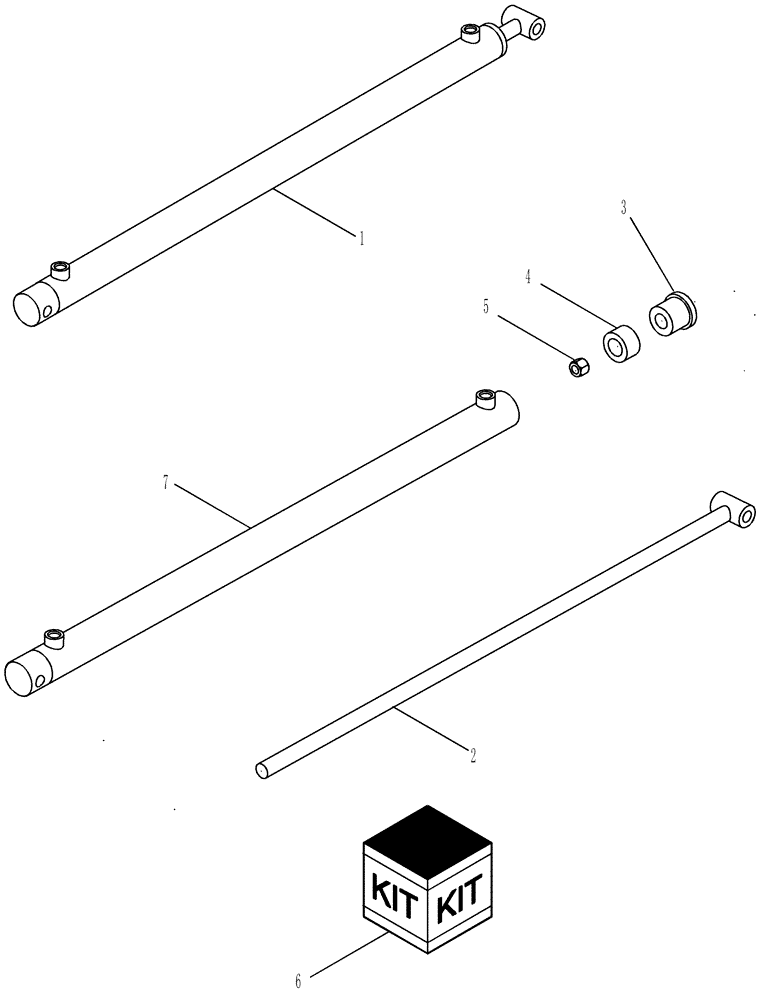 Схема запчастей Case IH 625 - (35.910.17) - SLAVE TELESCOPING CHUTES CYLINDER ASSEMBLY (35) - HYDRAULIC SYSTEMS