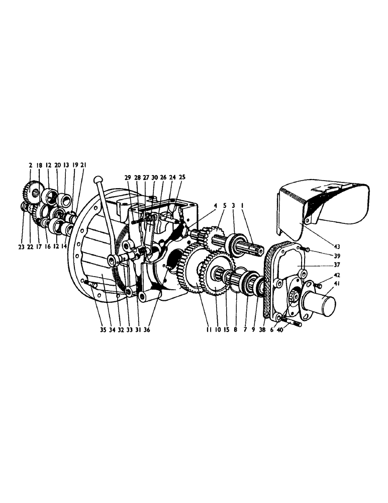 Схема запчастей Case IH 885 - (J02) - PTO AND BELT PULLEYS, POWER TAKE-OFF UNITS, 885 TRACTORS Auxiliary Drive Units