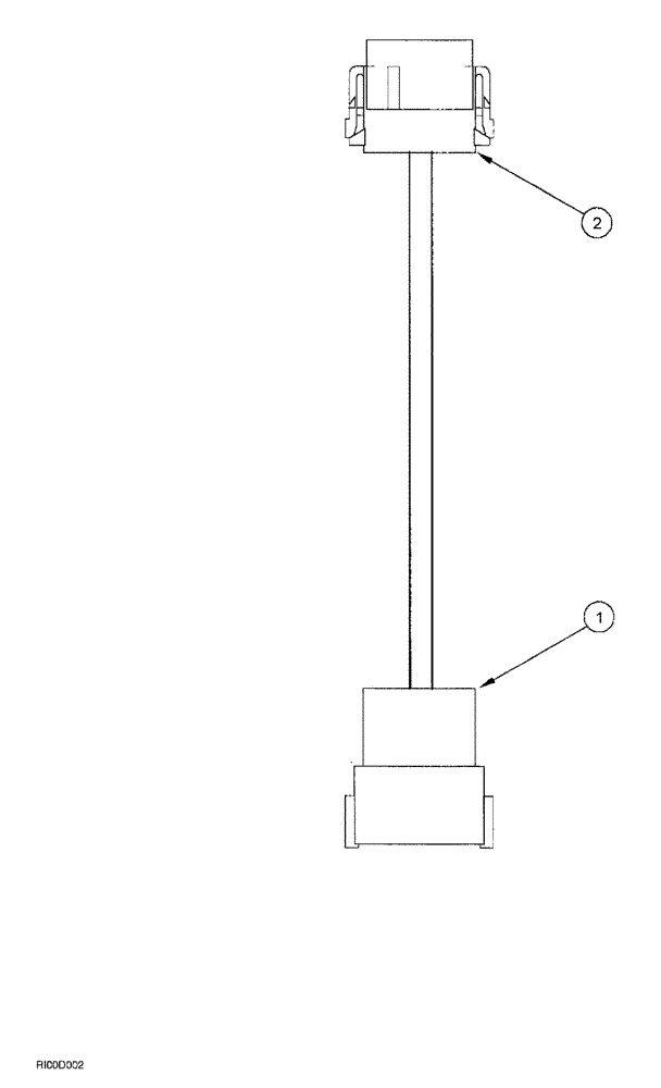 Схема запчастей Case IH AFS - (02-62) - HARNESS, NH3 EXTENSION (55) - ELECTRICAL SYSTEMS