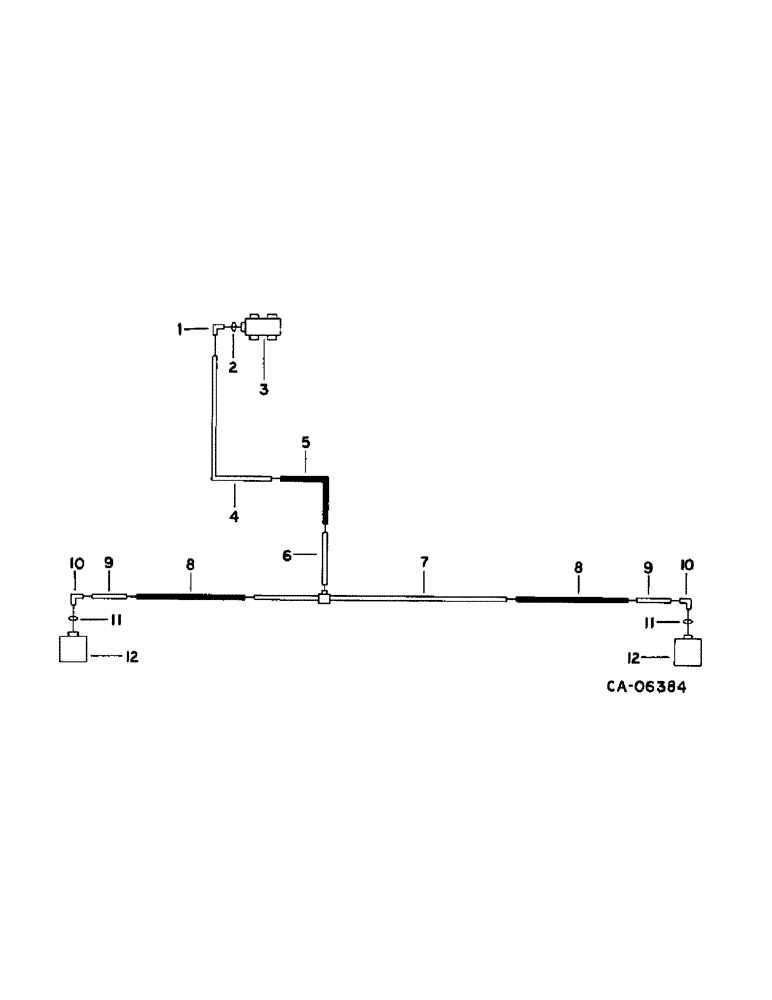 Схема запчастей Case IH 1470 - (10-25) - HYDRAULICS, HYDRAULIC DIAGRAM, FAILSAFE BRAKE (07) - HYDRAULICS