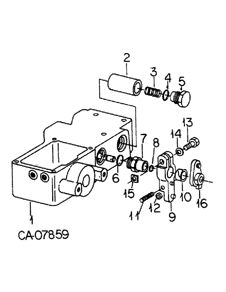 Схема запчастей Case IH 5288 - (10-51) - HYDRAULICS, VARIABLE RAISE CONTROL VALVE (07) - HYDRAULICS