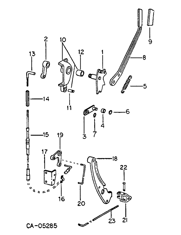 Схема запчастей Case IH 3388 - (07-56) - DRIVE TRAIN, TORQUE AMPLIFIER CONTROLS (04) - Drive Train