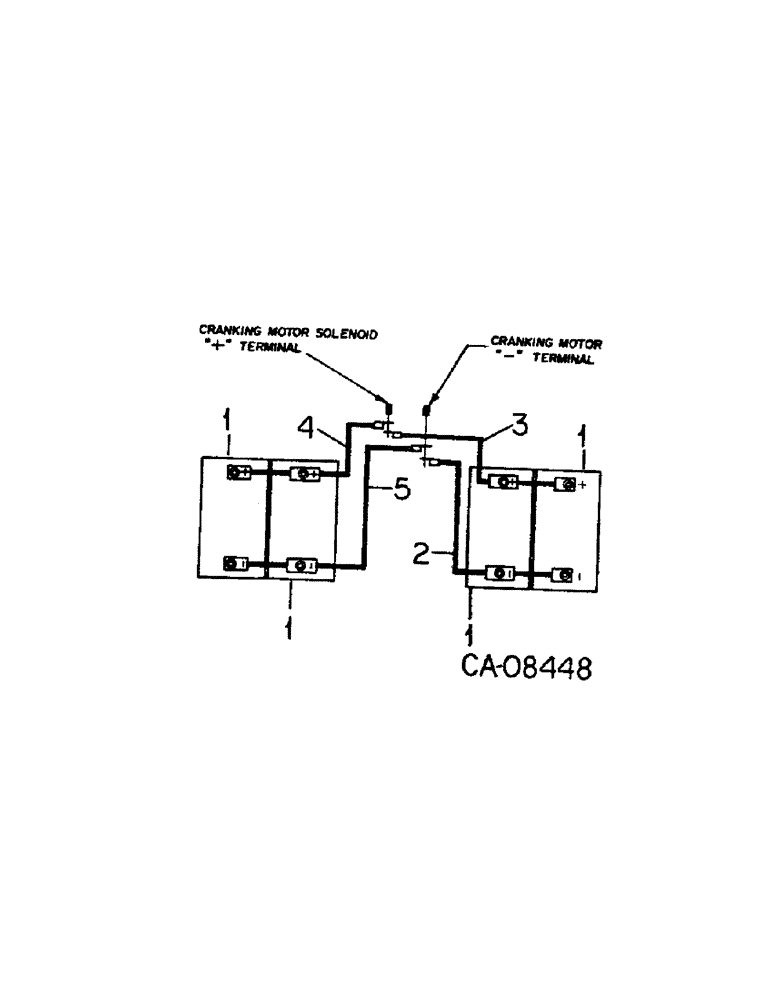 Схема запчастей Case IH 4568 - (08-01[A]) - ELECTRICAL, BATTERY AND CONNECTIONS, 4568 TRACTORS (06) - ELECTRICAL