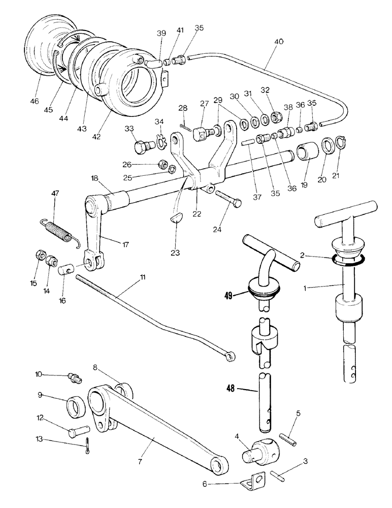 Схема запчастей Case IH 1290 - (C-05) - PTO CLUTCH, RELEASE MECHANISM (03.1) - CLUTCH