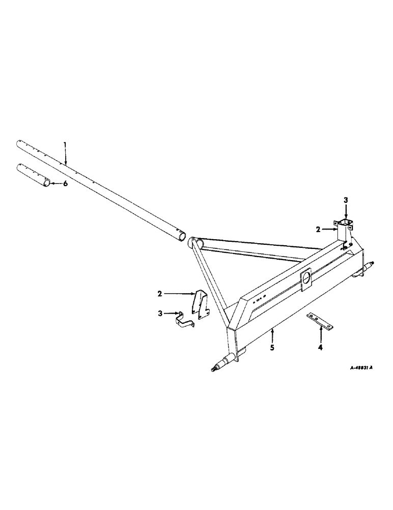 Схема запчастей Case IH VARIOUS - (B-068) - REAR AXLE AND REACHES 