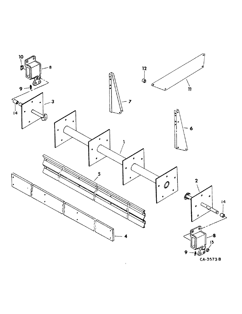 Схема запчастей Case IH 914 - (33-16) - FEEDER AND HEADER, IH REEL (13) - FEEDER