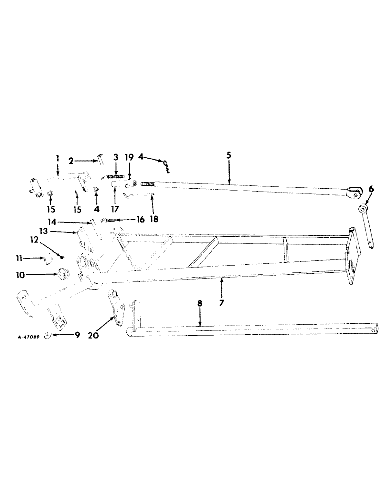 Схема запчастей Case IH 661 - (AB-02) - INNER FRAME 