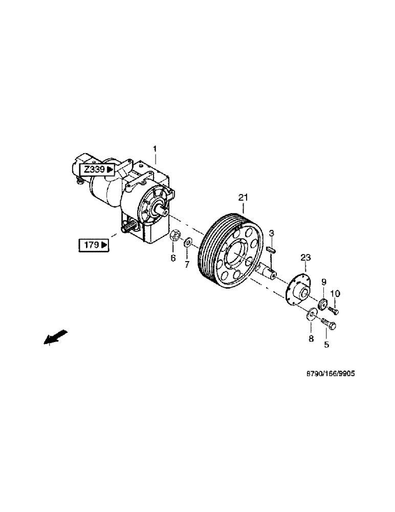 Схема запчастей Case IH 8790 - (013) - DRIVE SYSTEM, ADAPTER GEAR (14) - MAIN GEARBOX & DRIVE