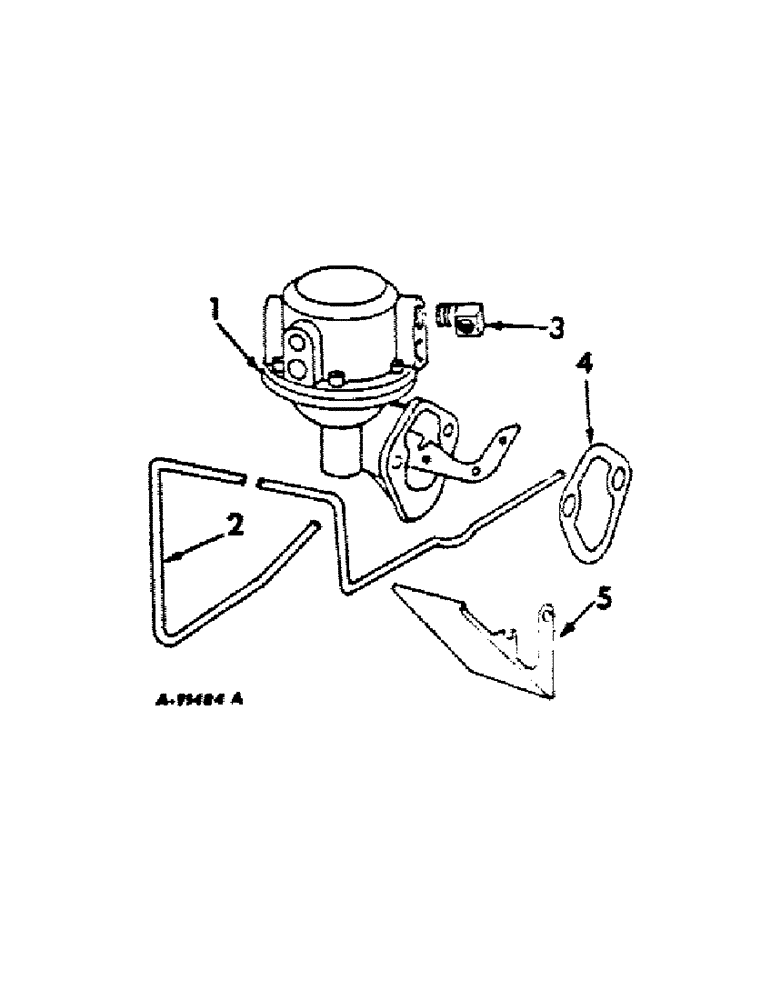 Схема запчастей Case IH C-157 - (J-22) - FUEL PUMP AND CONNECTIONS 