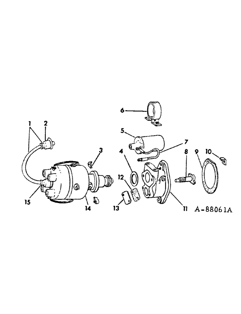 Схема запчастей Case IH 184 - (12-17) - POWER, C-60 ENGINE, BATTERY IGNITION UNIT Power