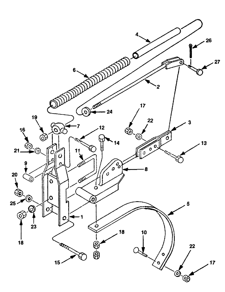 Схема запчастей Case IH 1200W-SERIES - (090) - PITCHMASTER SHANK ASSEMBLY, 1200T, 1200M, 1200W, 32 FOOT, NEW STYLE, 1200 W, 38 FOOT 