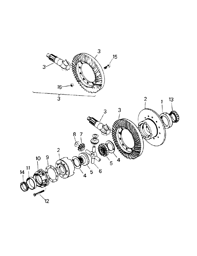 Схема запчастей Case IH STEIGER - (04-53) - DIFFERENTIAL ASSEMBLY - ADJUSTABLE AXLE (04) - Drive Train