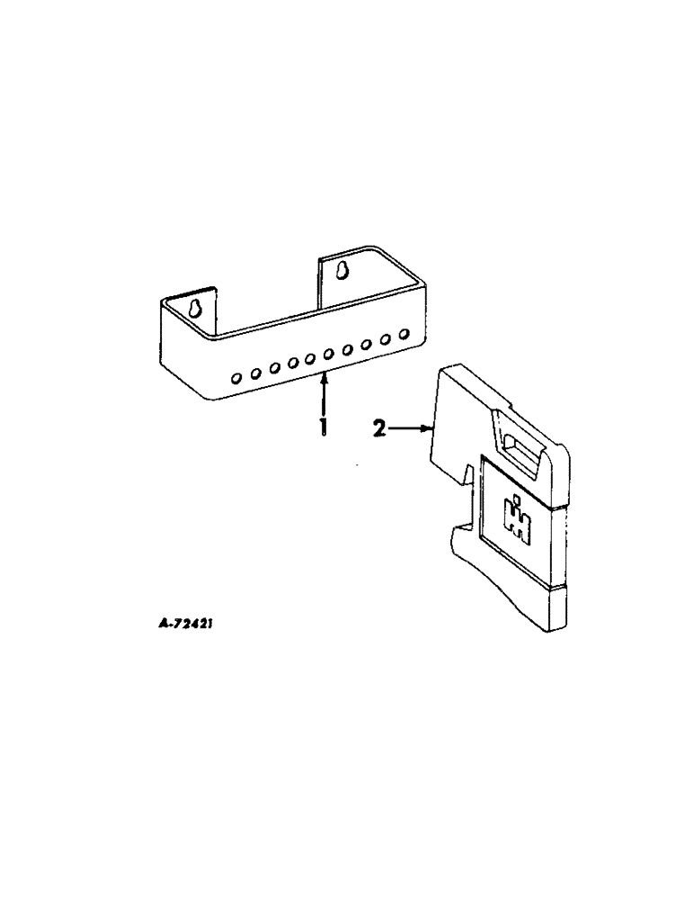 Схема запчастей Case IH 856 - (M-08[A]) - SEAT, OPERATORS PLATFORM AND MISCELLANEOUS, FRONT END WEIGHT BRACKET AND WEIGHTS (10) - OPERATORS PLATFORM