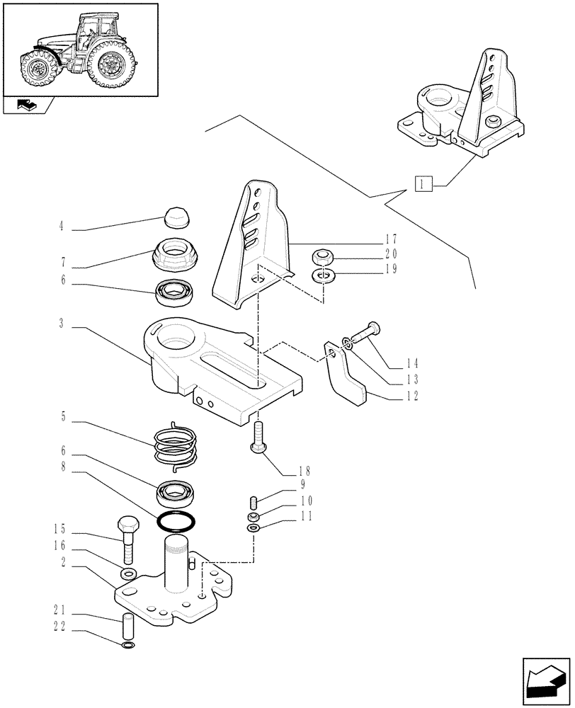 Схема запчастей Case IH FARMALL 105U - (1.87.0/04A) - DYNAMIC FRONT FENDERS - SUPPORTS - BREAKDOWN (08) - SHEET METAL