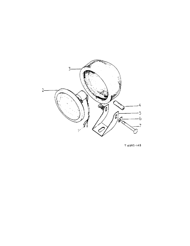 Схема запчастей Case IH 434 - (3-14[1]) - HEADLAMP ASSEMBLY, 3072562R91 - ELECTRICAL (04) - ELECTRICAL SYSTEMS