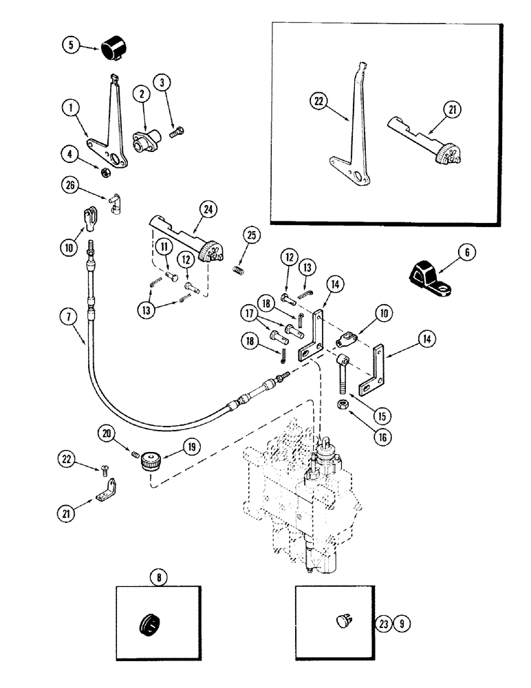 Схема запчастей Case IH 2394 - (8-048) - REMOTE HYDRAULICS ADD-ON ATTACHMENT, 3RD OR 4TH CIRCUIT WITHOUT LOAD CHECK (08) - HYDRAULICS