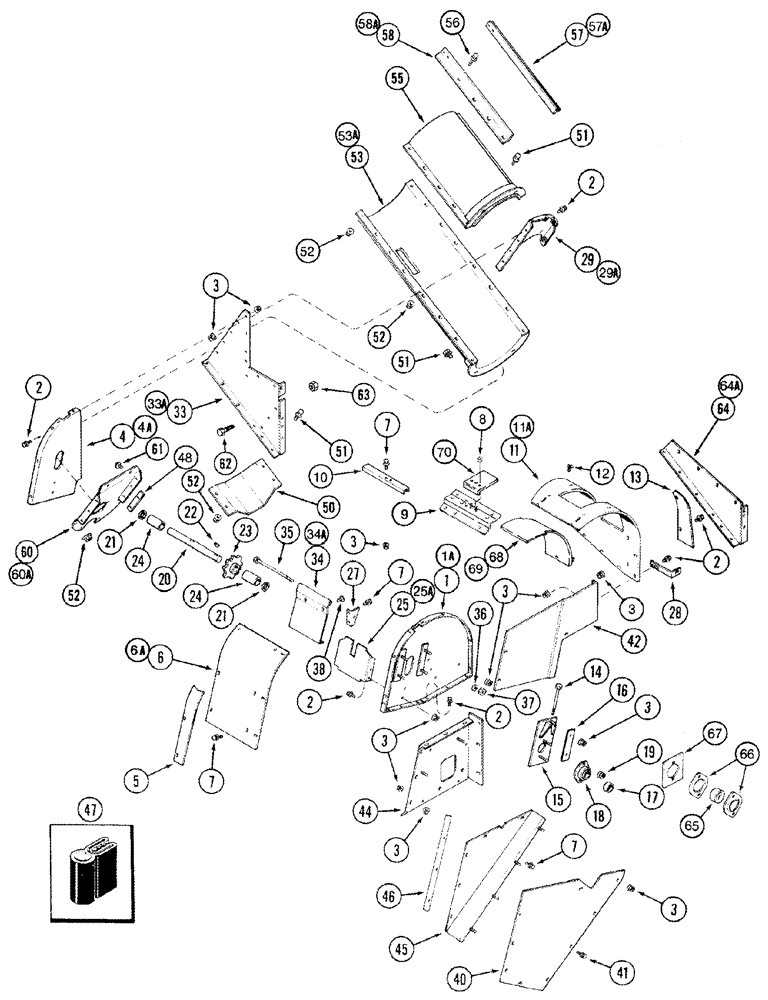 Схема запчастей Case IH 2366 - (09D-06) - GRAIN ELEVATOR HEAD, INCLINED (16) - GRAIN ELEVATORS & AUGERS