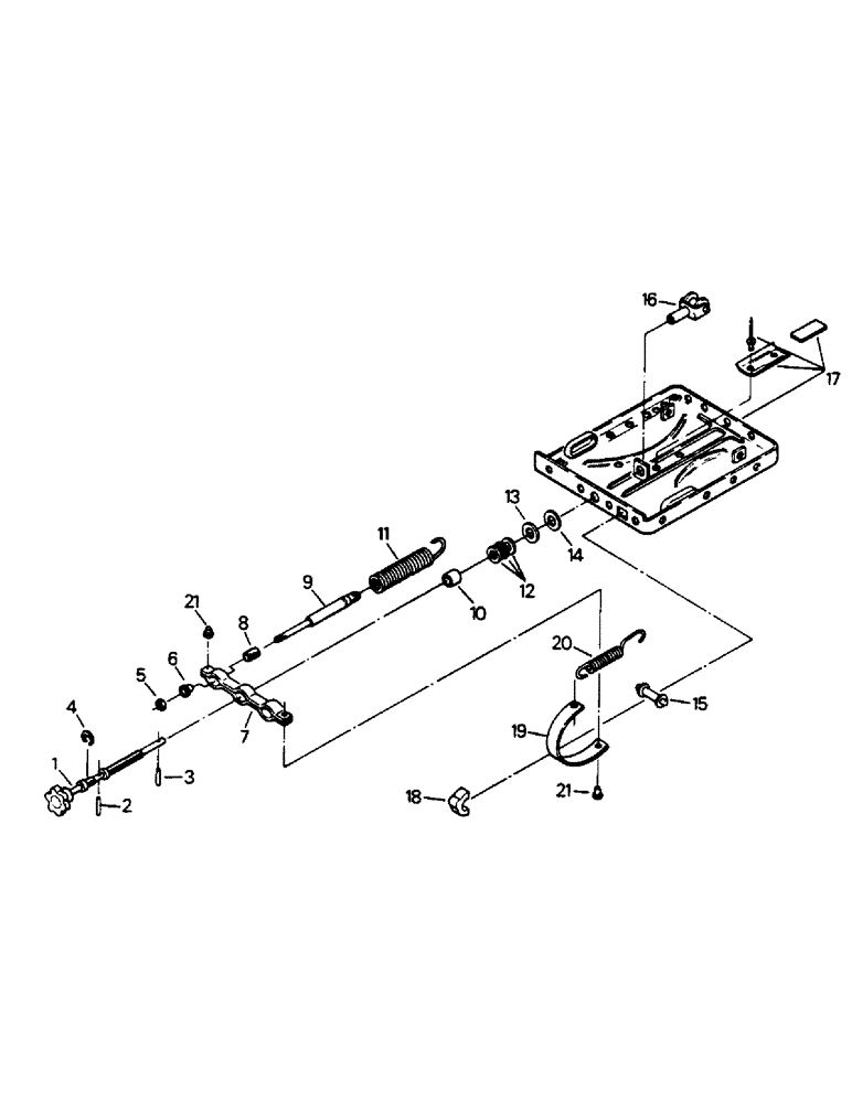 Схема запчастей Case IH 9130 - (01-20) - SEAT ASSEMBLY, LOWER SUSPENSION (10) - CAB