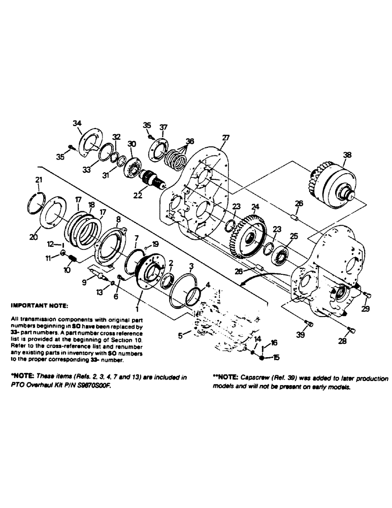 Схема запчастей Case IH 9130 - (10-18) - PTO CLUTCH ASSEMBLY Options & Miscellaneous