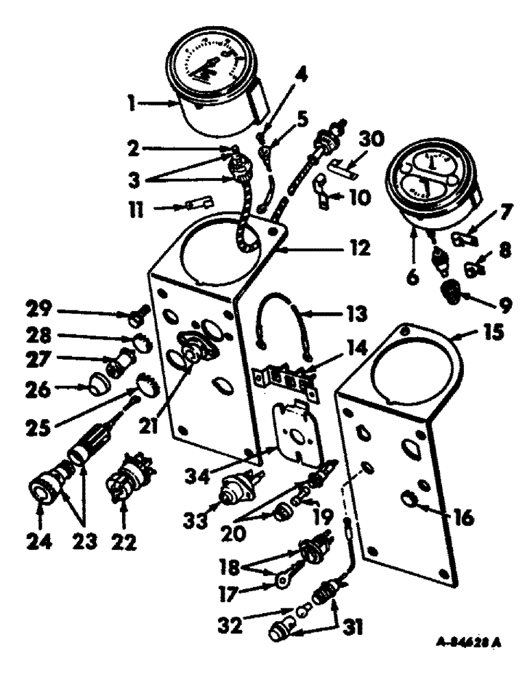 Схема запчастей Case IH 21206 - (H-02) - CONTROLS, ENGINE CONTROLS AND INSTRUMENTS Controls