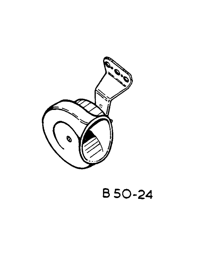 Схема запчастей Case IH 2400 - (08-47) - HORN, 454/103591 UP, 2400/100332 UP (06) - ELECTRICAL